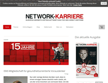 Tablet Screenshot of network-karriere.com